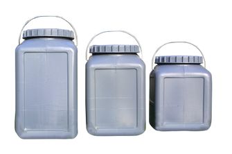 Basicnature fluid container with a wide throat gray 20 l square
