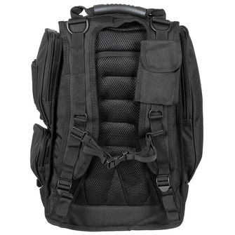 MFH Professional US Backpack, NATIONAL GUARD, black