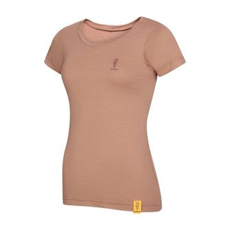 Patizon Women&#039;s short sleeve merino t-shirt, Clove