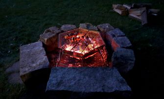 Origin Outdoors Hexagon grill and fireplace