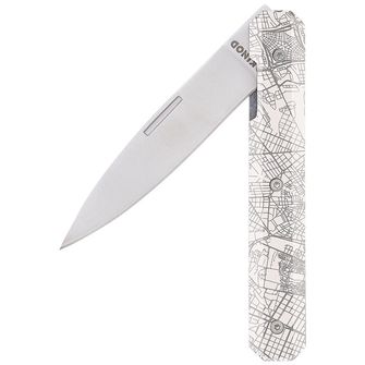 Akinod A03M00010 pocket knife 18H07, Downtown Blanc