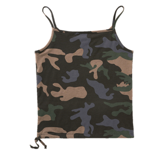 Brandit women&#039;s tank top with thin straps, darkcamo