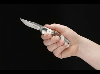 Böker Manufaktur Solingen Scout Stag pocket knife 8 cm, antler