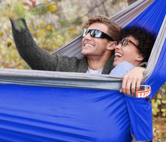 Coghlans Parachute Cl Hammock for 2 Persons, Blue