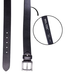 Mil-Tec black mil-tec® nappa-leather belt