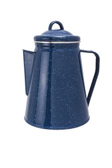 Origin outdoors enamelled coffee pot 1.8 l, blue