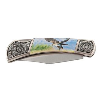 Herbertz pocket knife 8cm, cast zinc and plastic, eagle