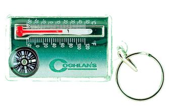COGHLANS CL Thermometer to Key with Compass