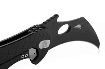 Lionsteel knife type karambit developed in cooperation with Emerson Design. L.E. ONE 1 A BB Black/Chemical Black