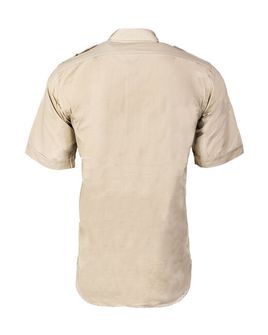 Mil-Tec khaki short sleeve tropical shirt