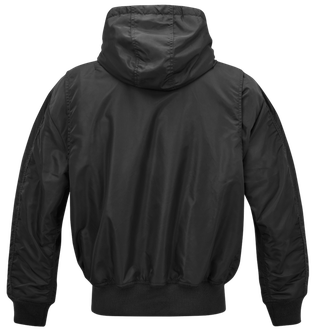 Brandit CWU jacket with hood, black
