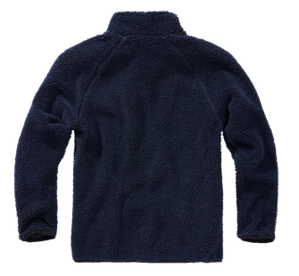 Brandit fleece jacket Teddyfleece Troyer, navy blue