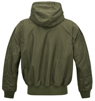 Brandit CWU hooded jacket, olive