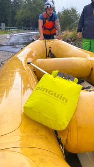 Pinguin waterproof bag Dry bag 10 L, Yellow