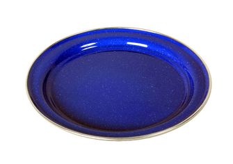 Origin outdoors enamelled plate blue 26 cm flat
