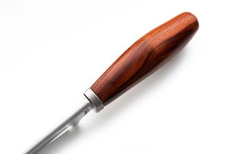 Lionsteel knife with a fixed blade with a wood -handled handle santos willy wl1 st