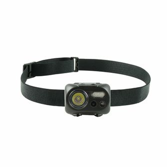 Headlamp technician with rubbering, LED Cree L2, micro-USB, red light