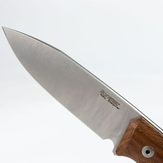 Lionsteel knife Bushcraft type with a fixed blade made of steel Sleipner B35 ST