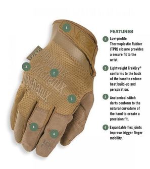 Mechanix Specialty 0.5 Coyote Gloves Tactical