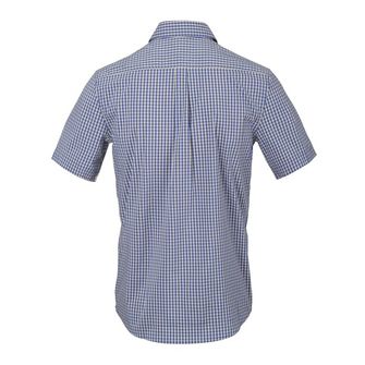 Helikon-Tex Tactical Covert Concealed Carry Shirt with Short Sleeves - Checkered Royal Blue