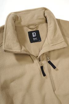 Brandit Ripstop fleece zip hoodie, camel
