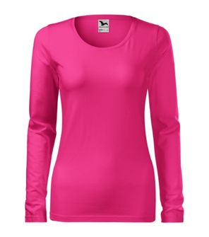 Malfini slim women&#039;s t -shirt with long sleeves, purple