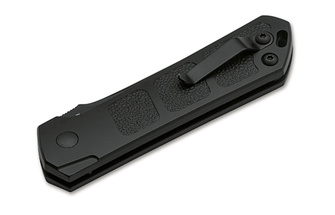 Böker Plus Kihon Auto All Black Automatic Tactical Knife 8 cm, Black, Aluminum