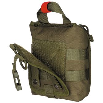 MFH Pouch, First Aid, small, MOLLE IFAK, OD green