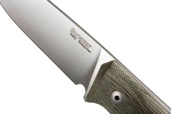 Lionsteel Bushcraft knife with a fixed blade made of Sleipner B35 CVG