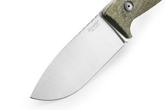 Lionsteel Hunting Dagger with Green Canvas handle. M3 cvg