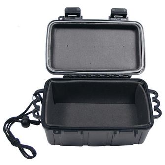MFH plastic waterproof box black 20 x 11.5 x 8.5 cm