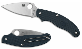 Spyderco UK Penknife pocket everyday knife 7.5 cm, dark blue, FRN