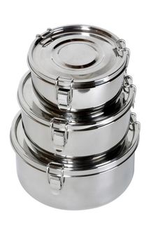 Basicnature food container, stainless steel 1.5 l