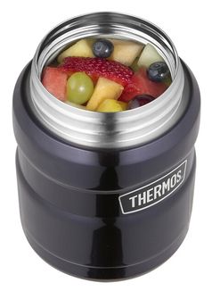 Thermos King Dose for food with a spoon of 0.47 l dark blue
