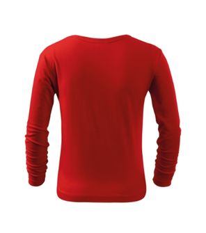Malfini Fit-T ls baby t-shirt with long sleeves, red