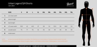 Brandit Urban Legend 3/4 shorts, woodland