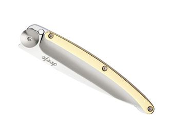 Deejo Close Knife Gold Mirror 23KT Yellow Gold