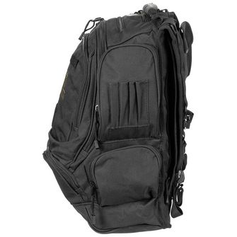 MFH Professional US Backpack, NATIONAL GUARD, black