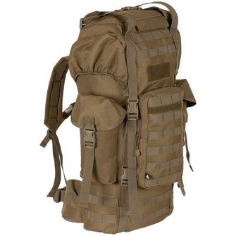 MFH BW Combat Backpack, MOLLE, 65 l, aluminium rod, coyote