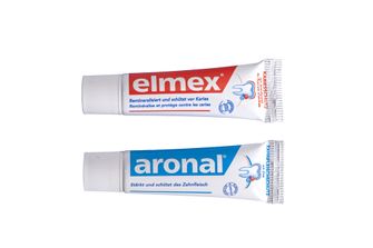 Basicnature Kit of Elmex toothbrush/Aronal toothbrushes