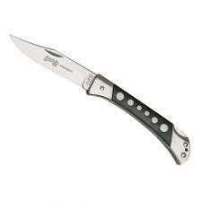 Herbertz pocket knife 9.2 cm, black, plastic, stainless steel