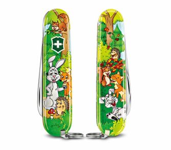 Victorinox My First Animal Edition Multifunctional Knife for Children, Motif of Hare, 9 features