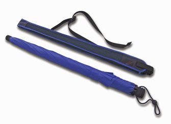 Euroschirm swing liteflex robust and indestructible umbrella, blue