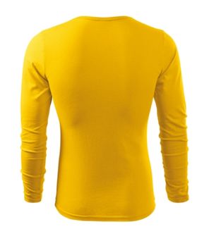 Malfini Fit-T LS Men&#039;s T-shirt with long sleeves, yellow
