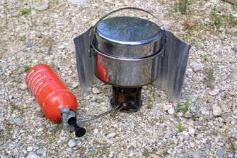 Origin outdoors aluminum cooker protection from the wind, 18 cm