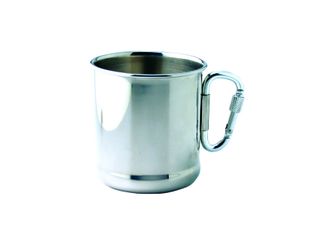 Baladeo Plr065 Mug a stainless steel with a carabiner