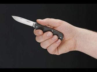 Böker Plus Tech Tool Carbon 1 pocket knife 7.1 cm, black, G10, carbon fiber