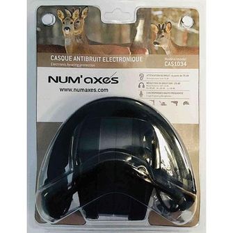 NUM&#039;AXES ELECTRONIC CAS1034 hearing protectors, black