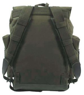 MFH BW mountain backpack olive 30L leather straps