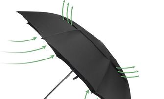 Origin Outdoors Wind-Trek compact windproof umbrella m black